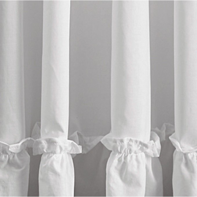 Cottage Voile Bedskirt, , large