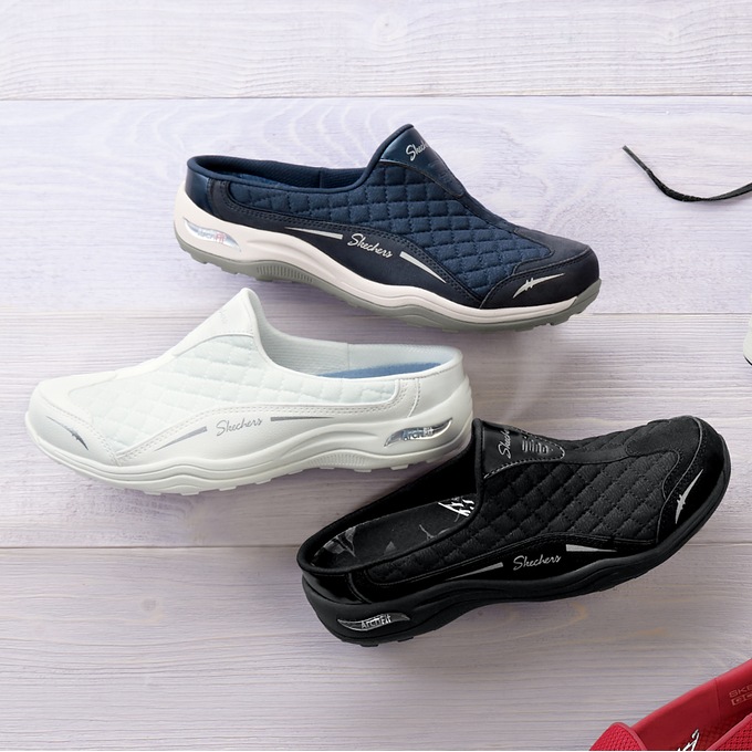 Skechers womens outlet backless shoes