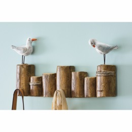 Coastal Bird Wall Hooks, , large