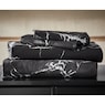 Black Marble Microfiber Print Sheet, , large