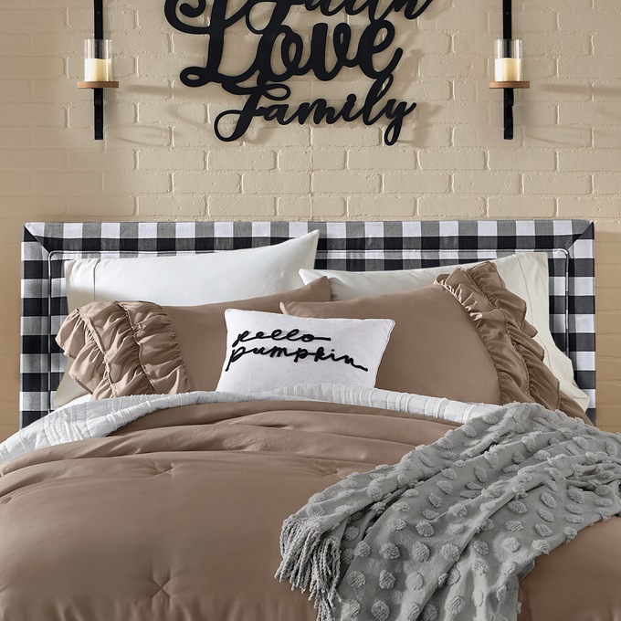 Buffalo Check Queen Headboard, , large