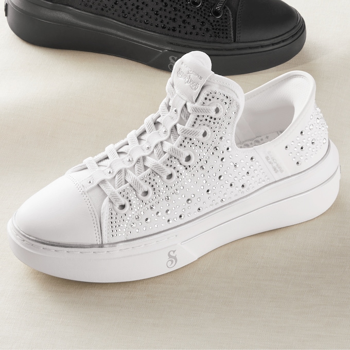 Skechers Women's Slip-Ins Snoop One Rhinestone Shoe, , large