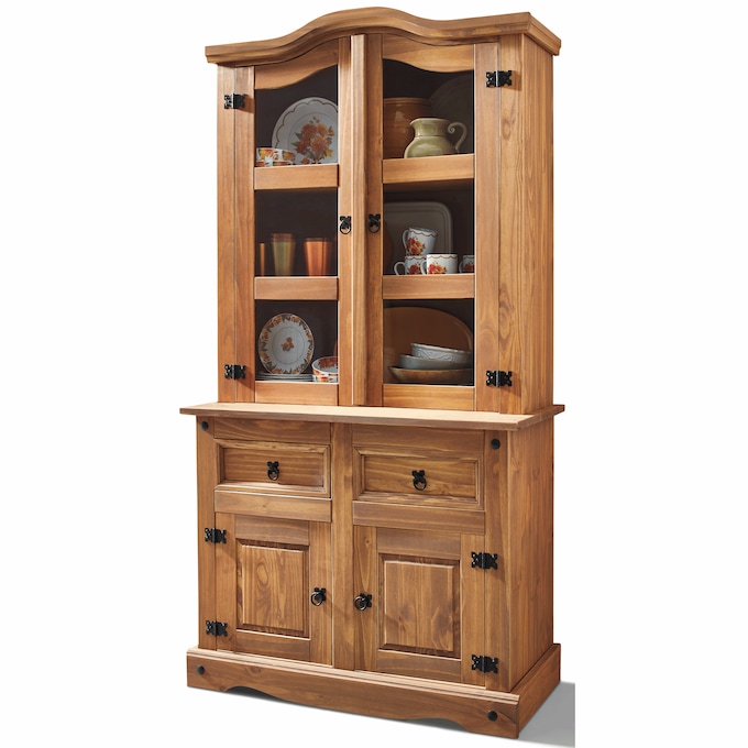Bibury Pine Sideboard and Hutch, , large