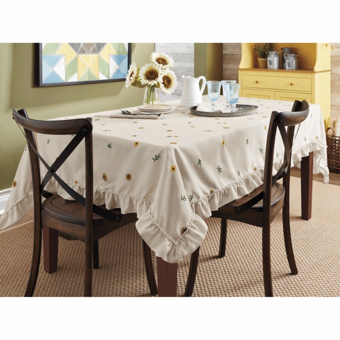 Embroidered Sunflower Textiles, , large