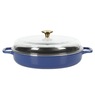 Sur La Table Supper Club 3.75-qt. Enameled Cast Iron Everyday Pan, Marine, large