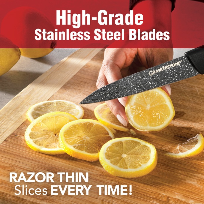 Granitestone Nutriblade 6-Piece Knife Set, , large