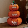 Welcome to Our Patch Fabric Pumpkin Stack, , large