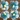 Solar Metal Cross Garden Stake, Blue, swatch