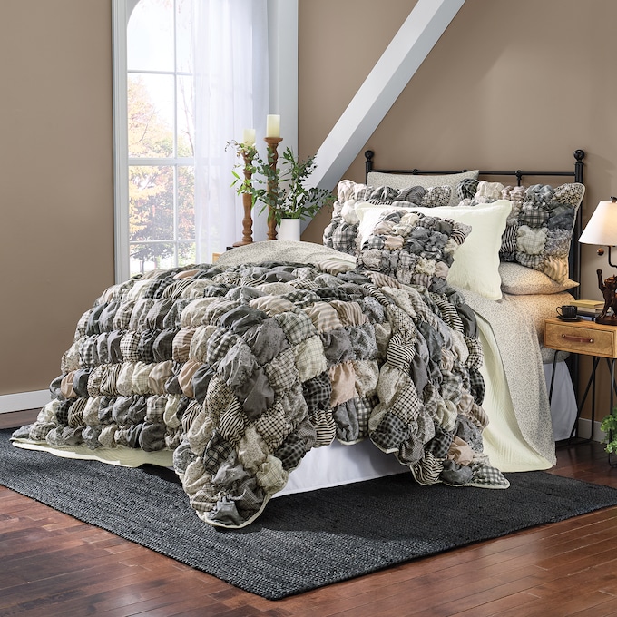 Farmhouse Puff Oversized Quilt Bundle - Full/Queen, , large
