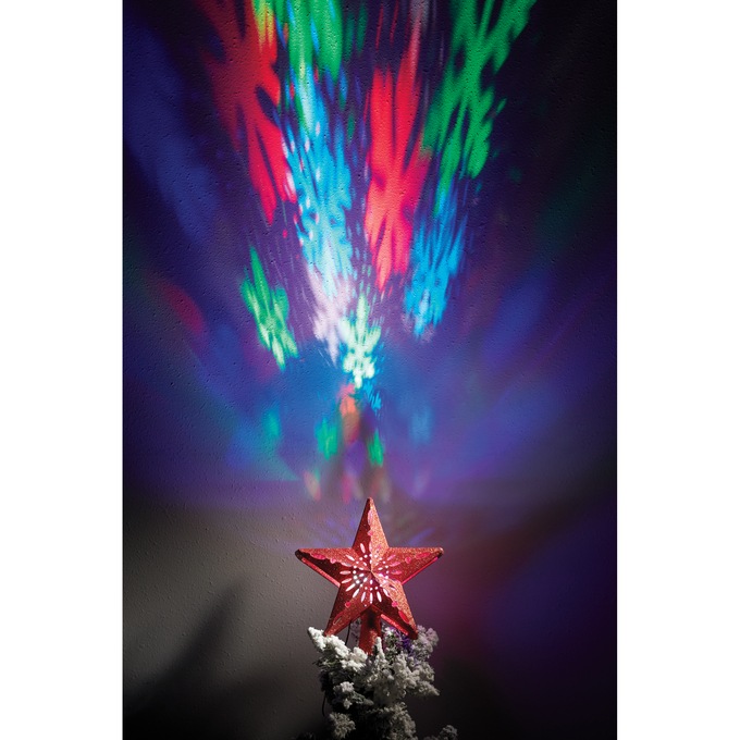 Projector Star Tree Topper, , large