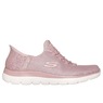 Skechers Women's Slip-Ins Summits Lunar Glow Shoe, Mauve, large