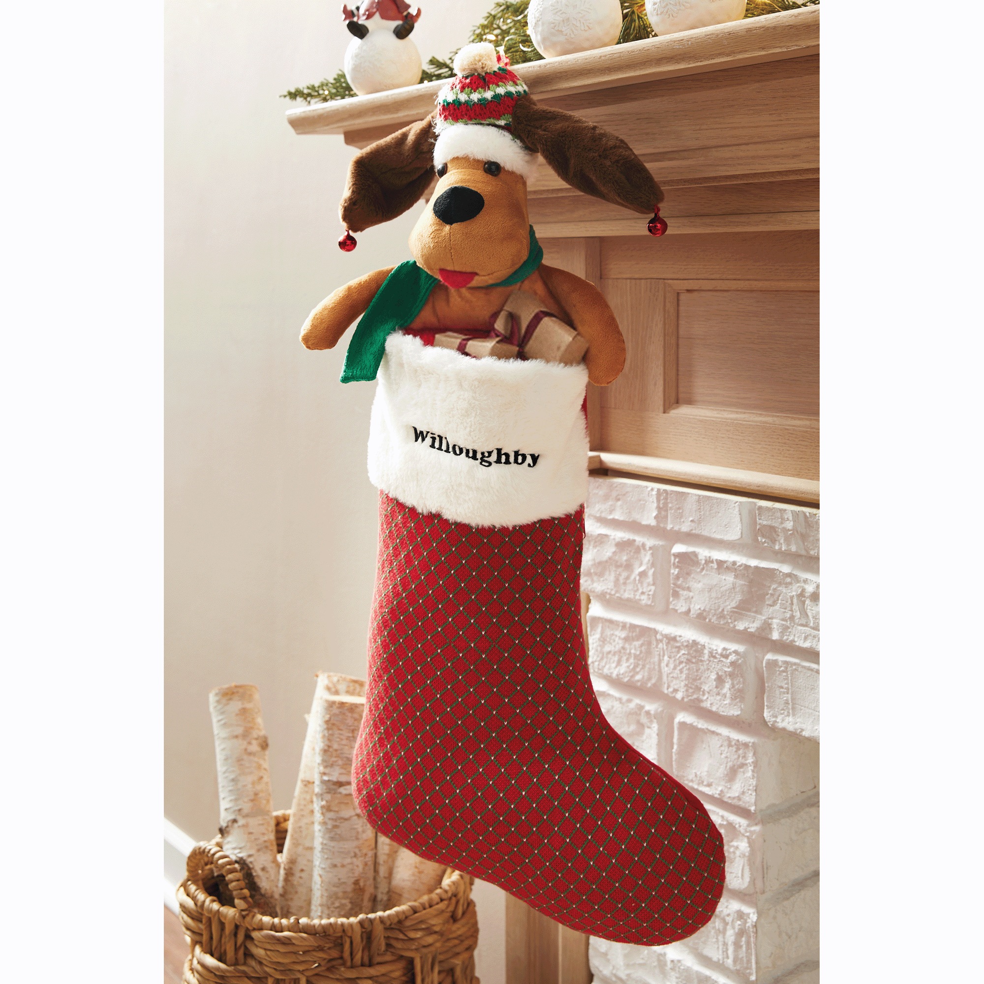 Animated Singing Dog Stocking, , large