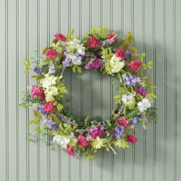 Spring Blooms Wreath, , large