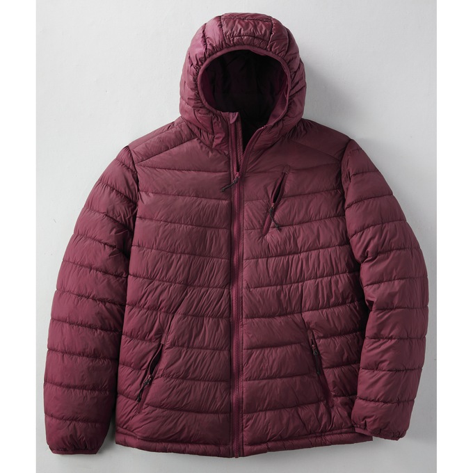Lightweight Puffer Jacket, Wine, large