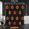 Tufted Chenille Halloween Shower Curtain, , large