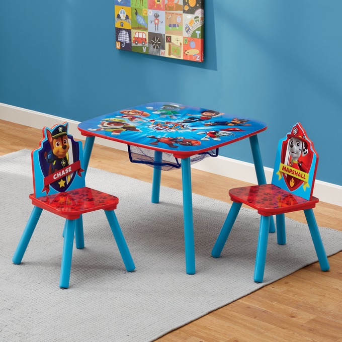 Delta paw patrol table and chairs hotsell