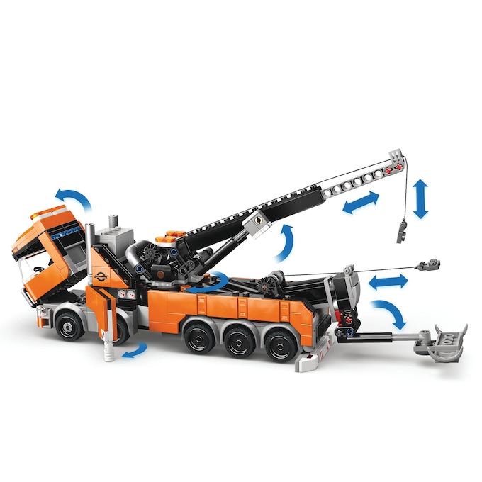 LEGO City Heavy-Duty Recovery Tow Truck with Crane, , large