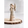 Jim Shore White Woodland Santa Figurine, , large