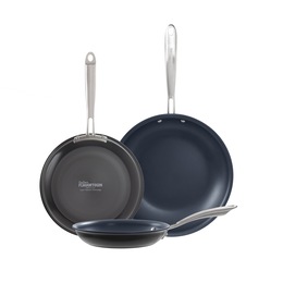Guy Fieri Flavortown Set of 3 Laser Titanium Fry Pans, , large