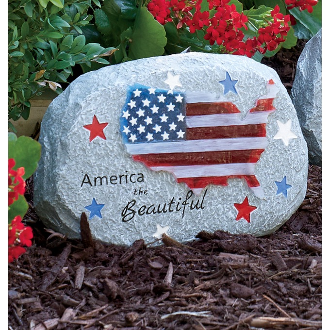 Solar Patriotic Stepping Stone, , large