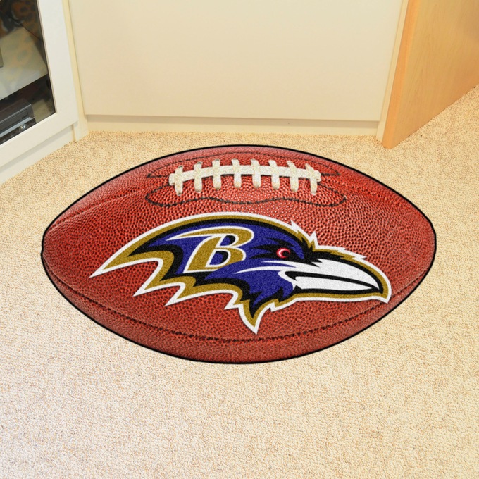 NFL Football Rug - 32 1/2" x 20 3/4", , large