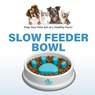 Paw Perfect Slow Feeder Bowl, , large