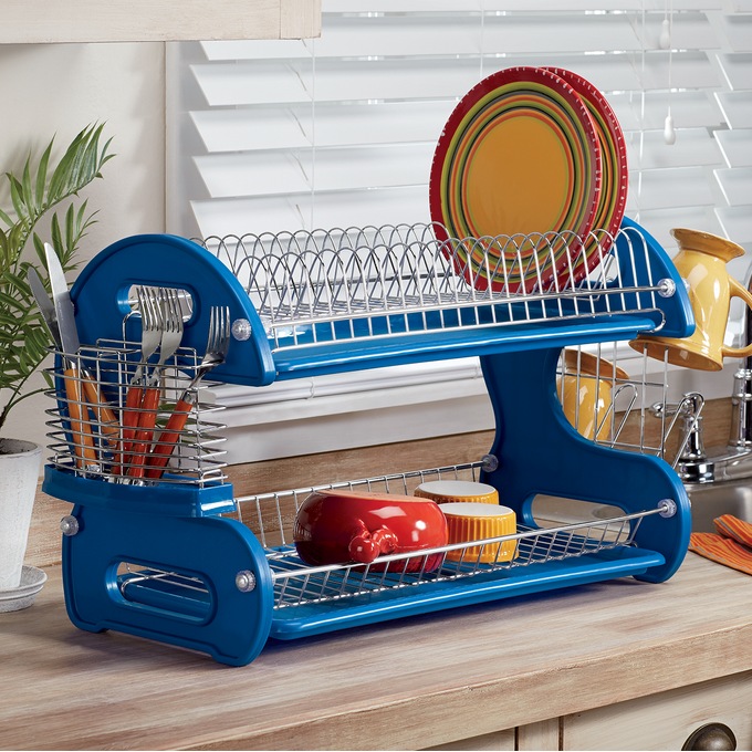 Chrome XL Dish Drying Rack