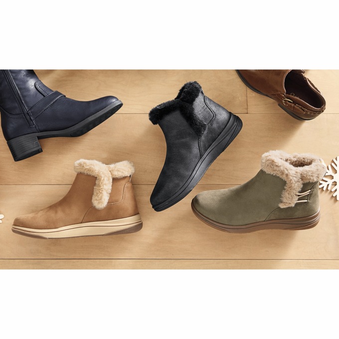 Clarks Breeze Faux-Fur Bootie, , large