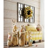 Yellow Wildflower Wreath, , large