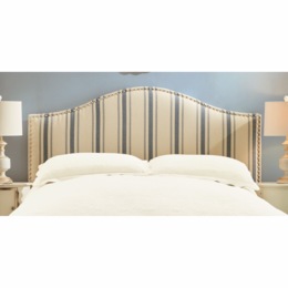 Ticking Stripe Queen-Size Headboard, , large