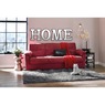 Super Plush Convertible Sofa Bed with Storage, Red, large
