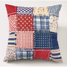 American Patch Accent Pillow, , large