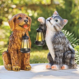 Solar Pet with Lantern, , large