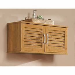 Bamboo-Style Wall Cabinet, , large