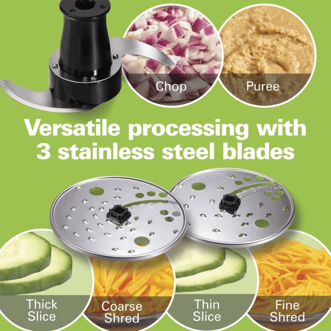 Hamilton Beach Stack & Snap Food Processor, , large