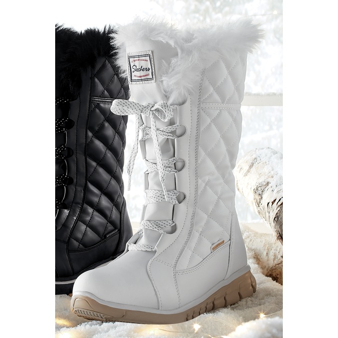 Skechers tall quilted boots store