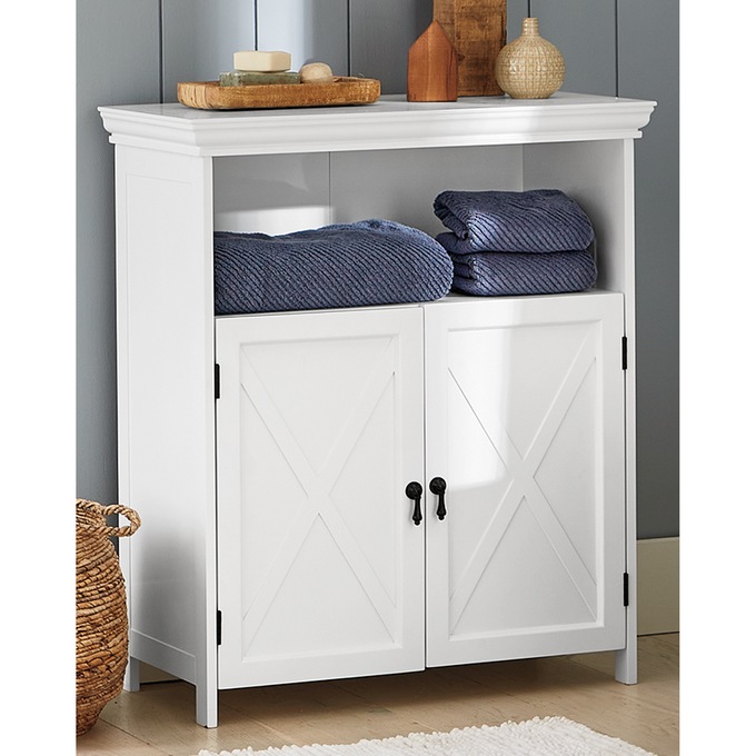 Carriage Barn Door Towel Cabinet, , large