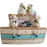 Set of 4 Lamb Shelf Sitters, , large