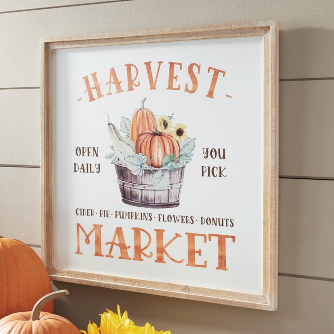 Harvest Market Sign, , large