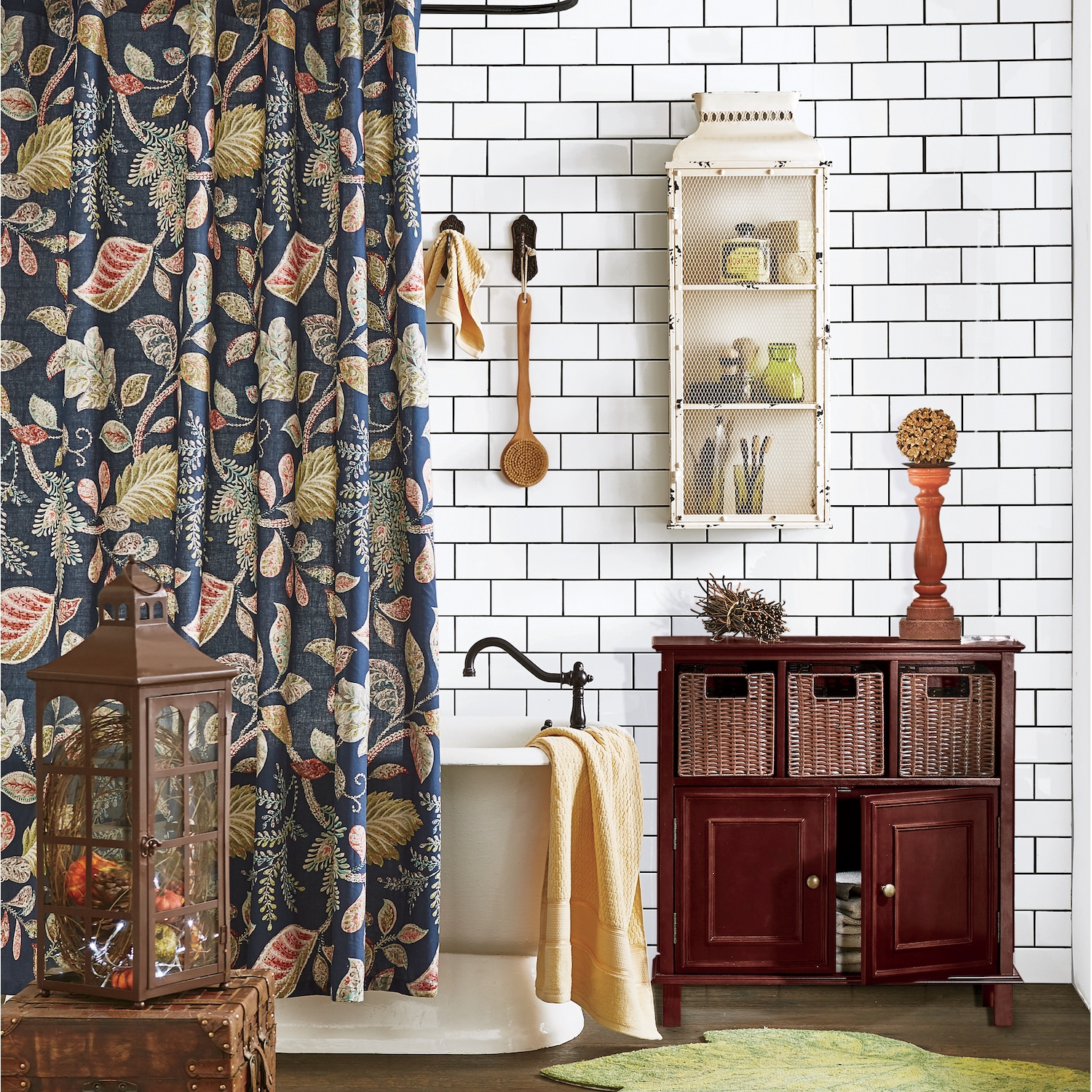 Rustic Colored Medicine Cabinet Country Door