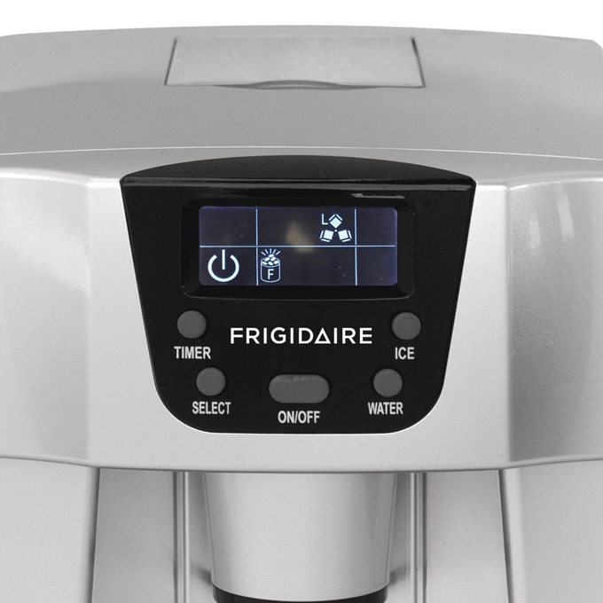 Frigidaire 2-in-1 Ice Maker & Water Dispenser, Silver, large