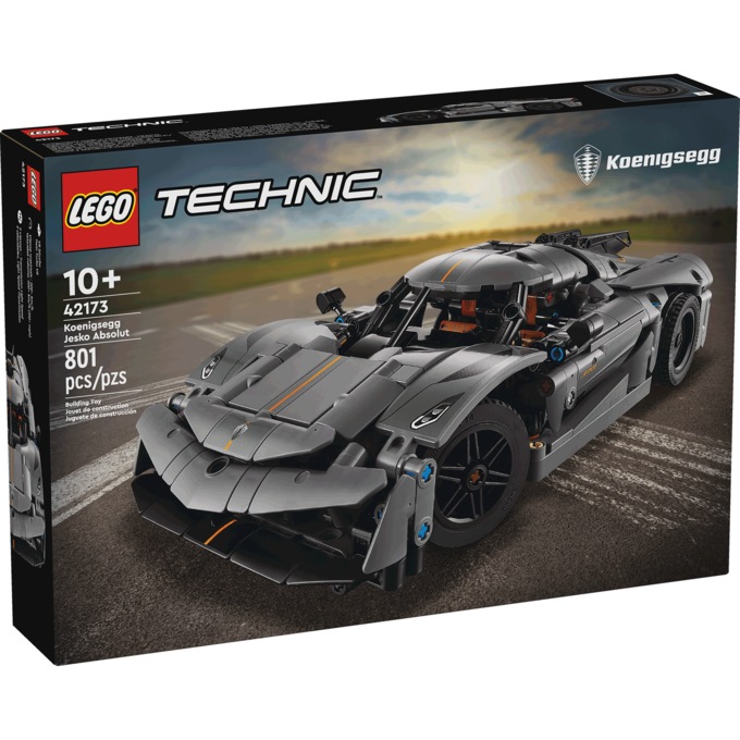 LEGO Koenigsegg Jesko Absolut Grey Hypercar, , large