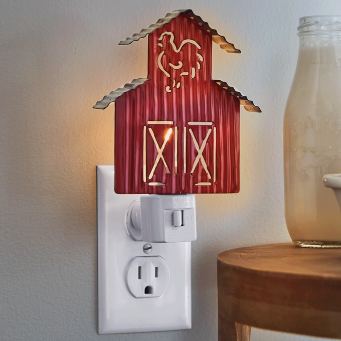 Metal Barn Night-Light, , large