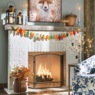 Fall Leaves and Pumpkins Novelty Garland, , large