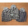 Men's Flannel with Fleece Hoodie, , large