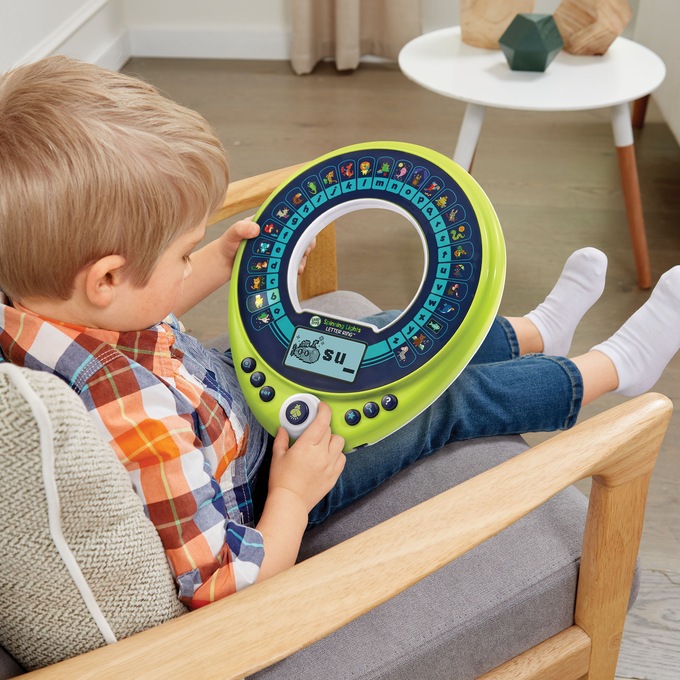 Leapfrog Spinning Lights Letter Ring, , large