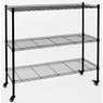 3-Tier Wide Mobile Tower Shelves, , large