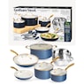 Gotham Steel Natural 15-Piece Ceramic Nonstick Cookware Set, , large