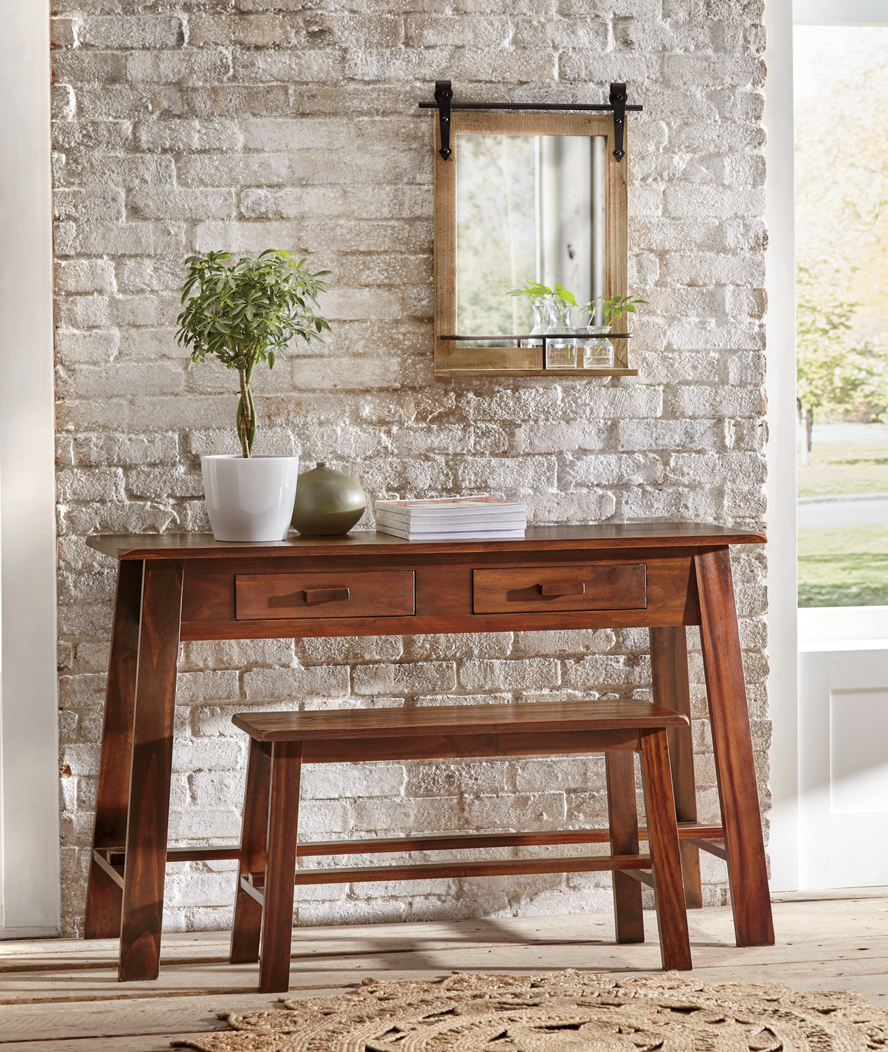 BarnDoor Wall Mirror Country Door