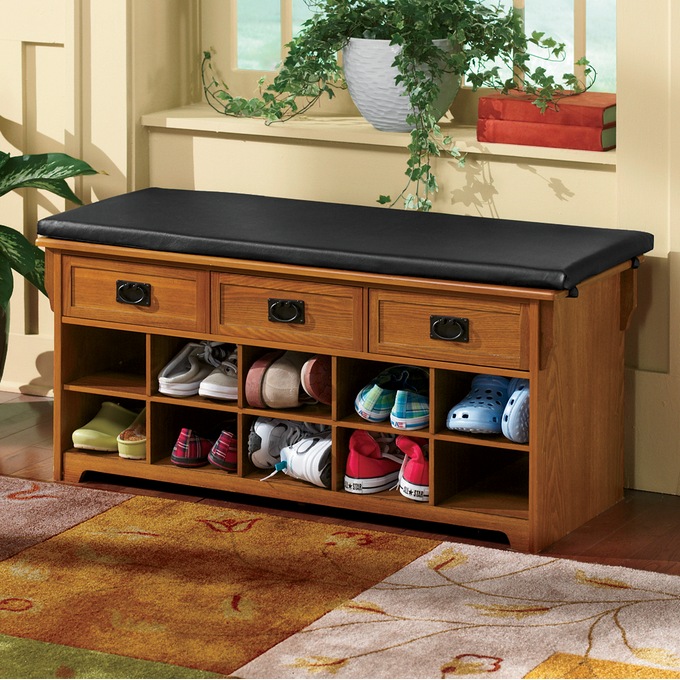 Mission Shoe Bench Country Door